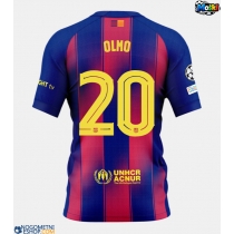 Moški Nogometni dresi Barcelona Dani Olmo #20 Domači 2025-26 Kratek Rokav